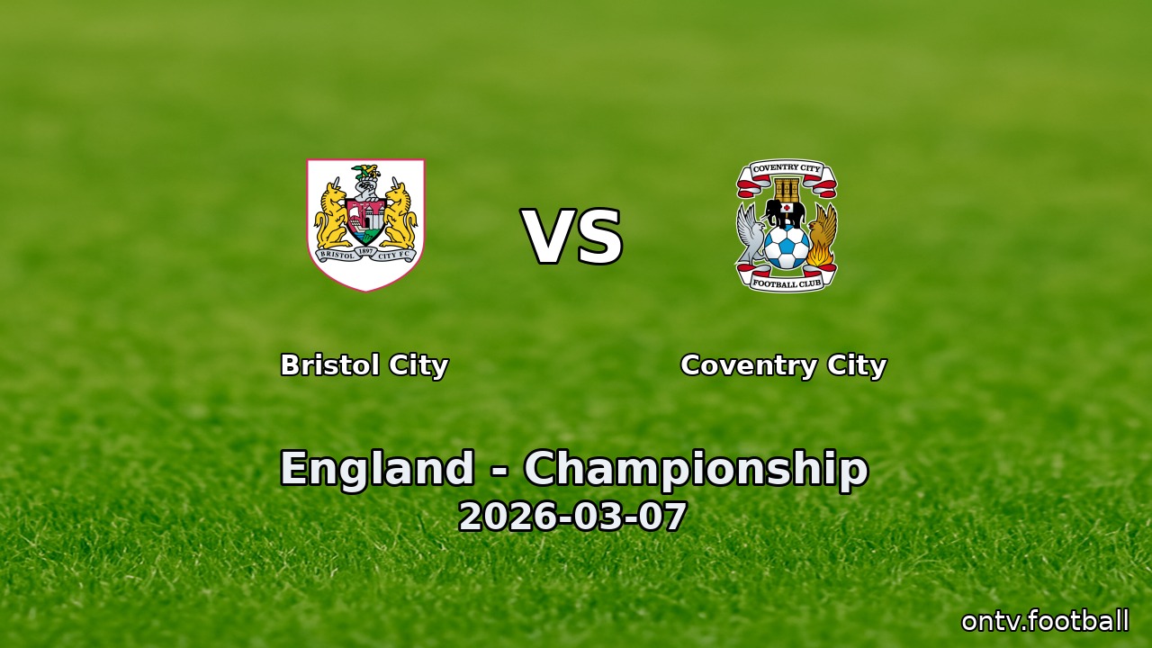 Bristol City vs Coventry City