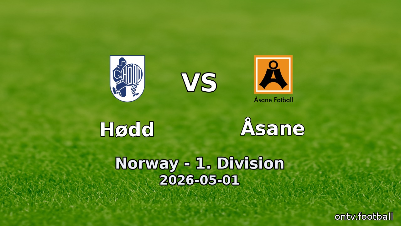 Hødd vs Åsane