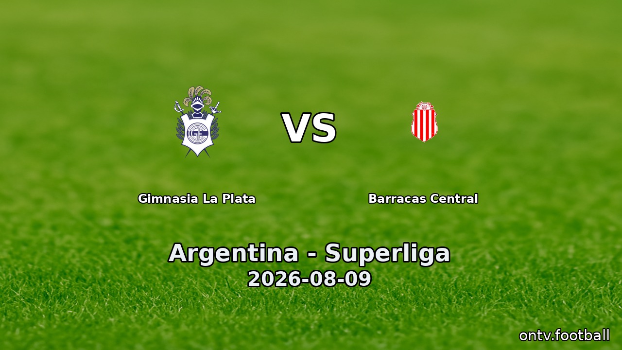 Gimnasia La Plata vs Barracas Central