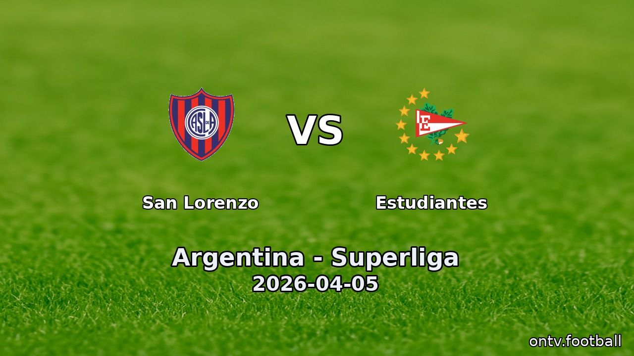 San Lorenzo vs Estudiantes