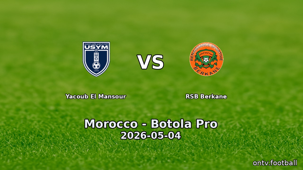 Yacoub El Mansour vs RSB Berkane