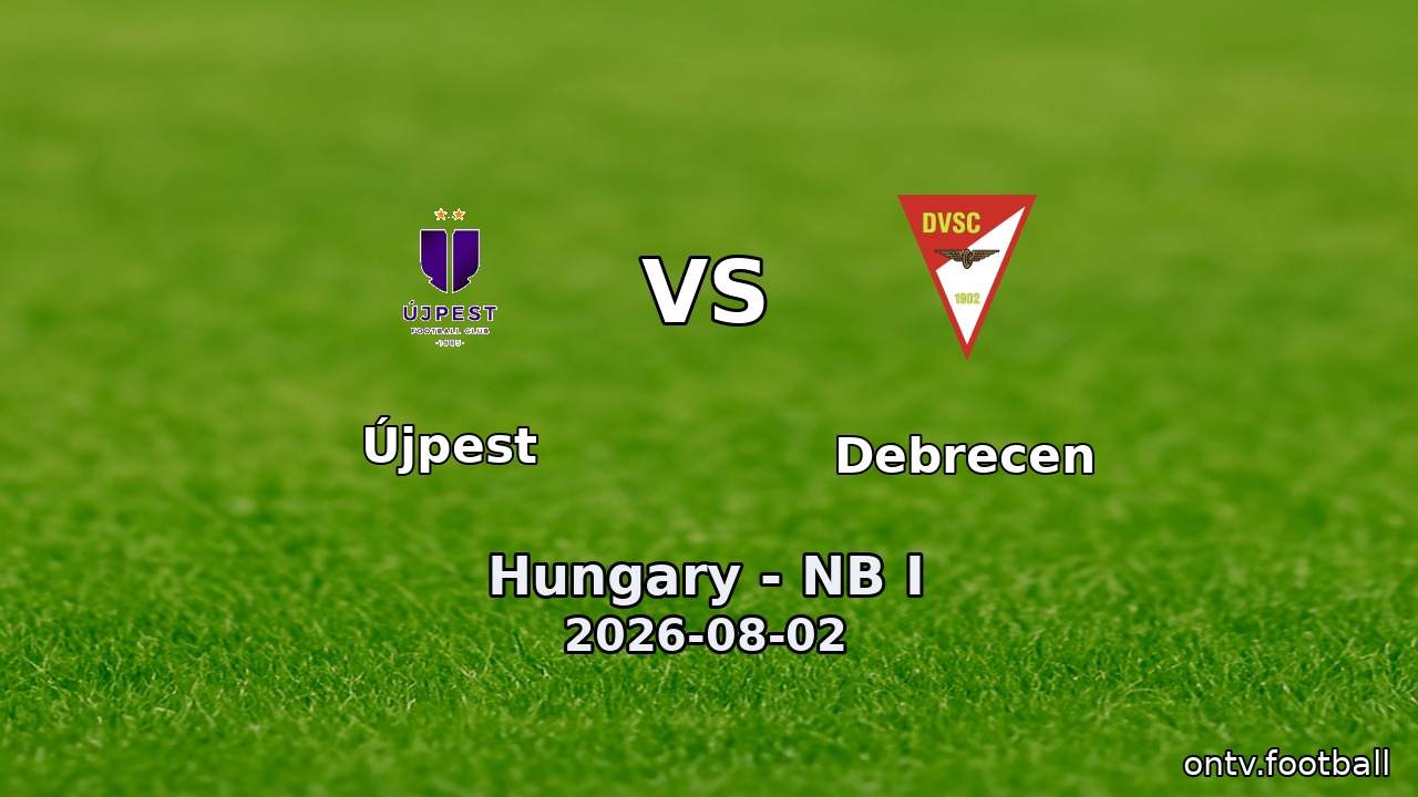Újpest vs Debrecen