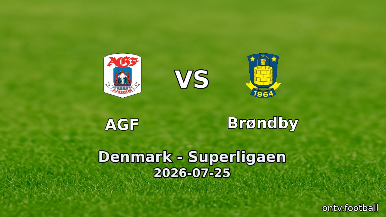 AGF vs Brøndby