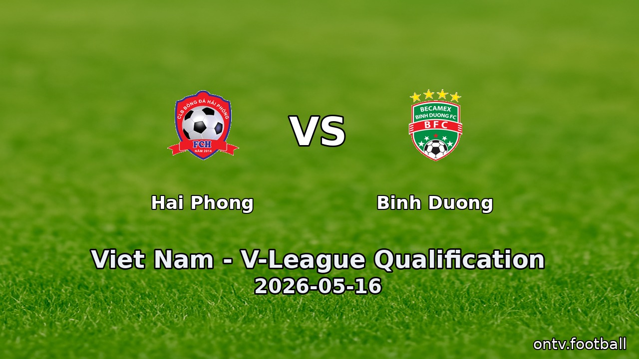 Hai Phong vs Binh Duong
