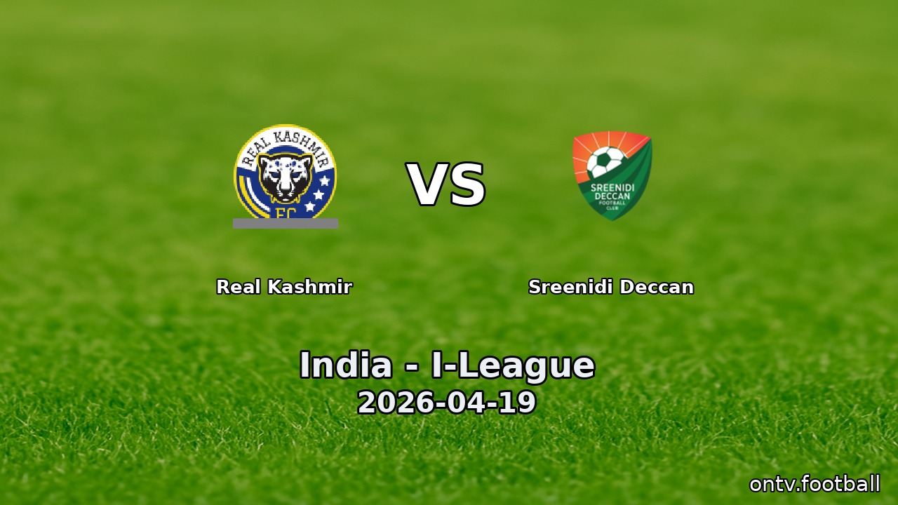 Real Kashmir vs Sreenidi Deccan
