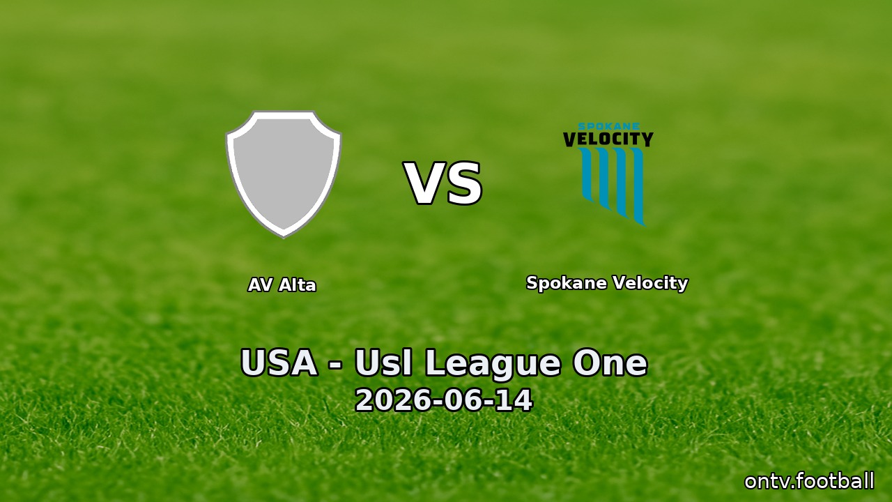 AV Alta vs Spokane Velocity