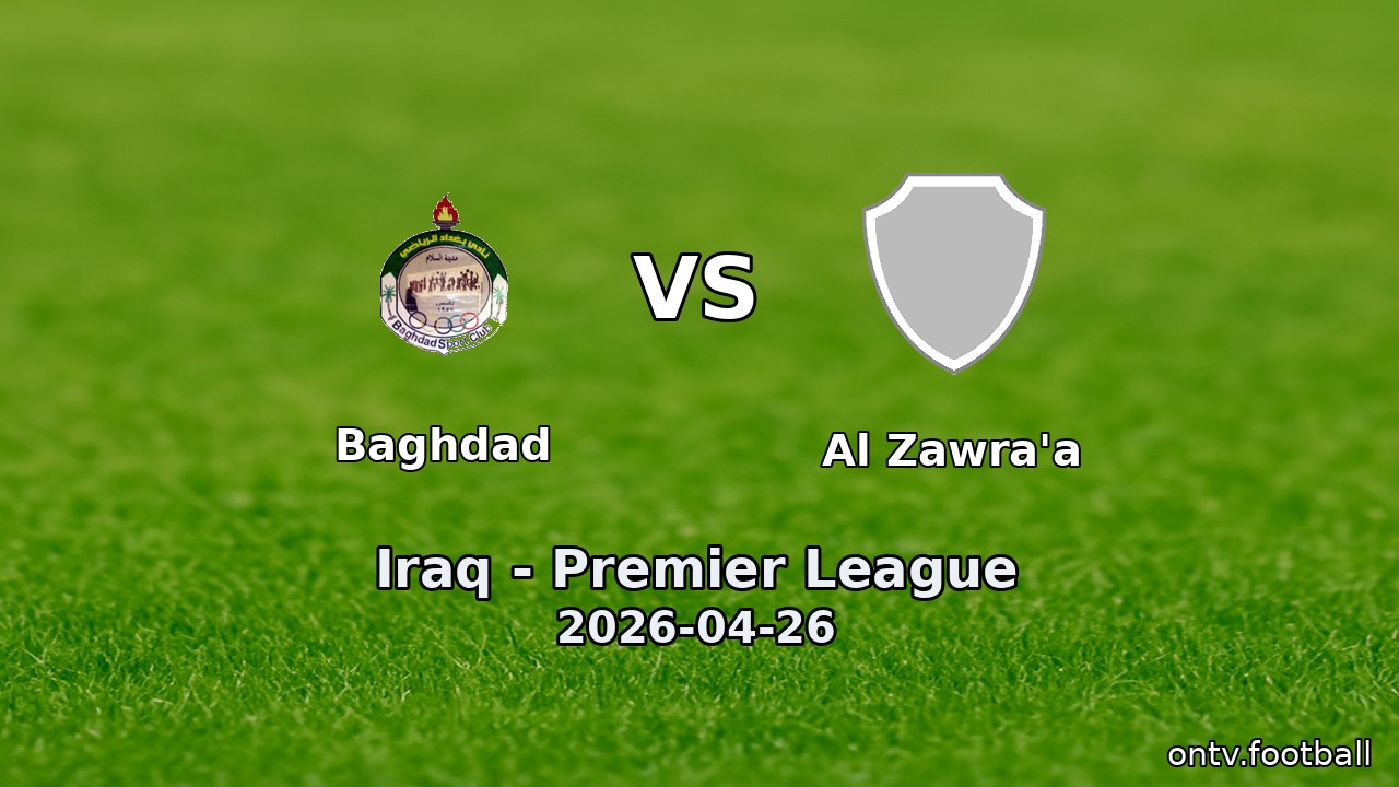 Baghdad vs Al Zawra'a