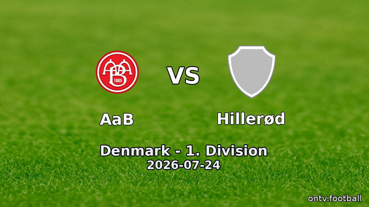 AaB vs Hillerød