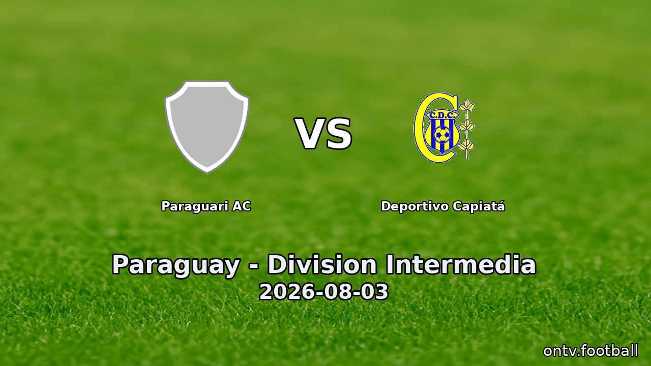 Paraguari AC vs Deportivo Capiatá