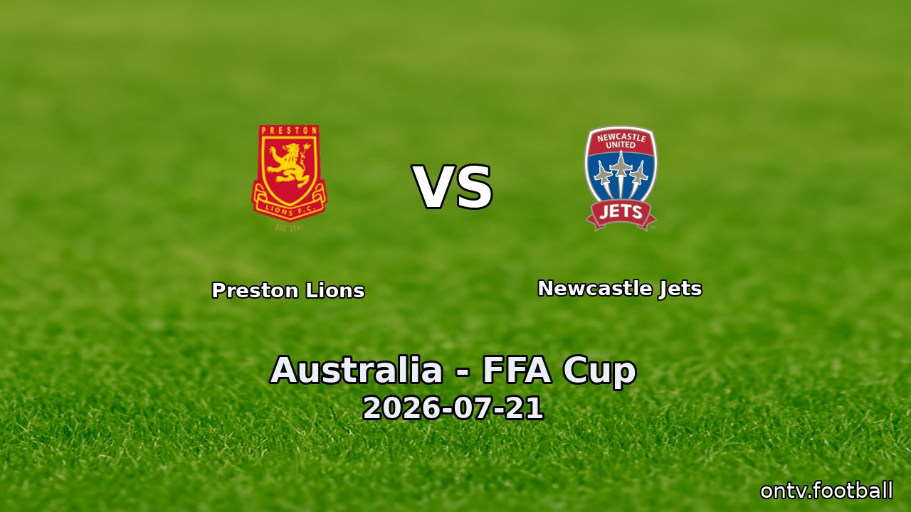 Preston Lions vs Newcastle Jets