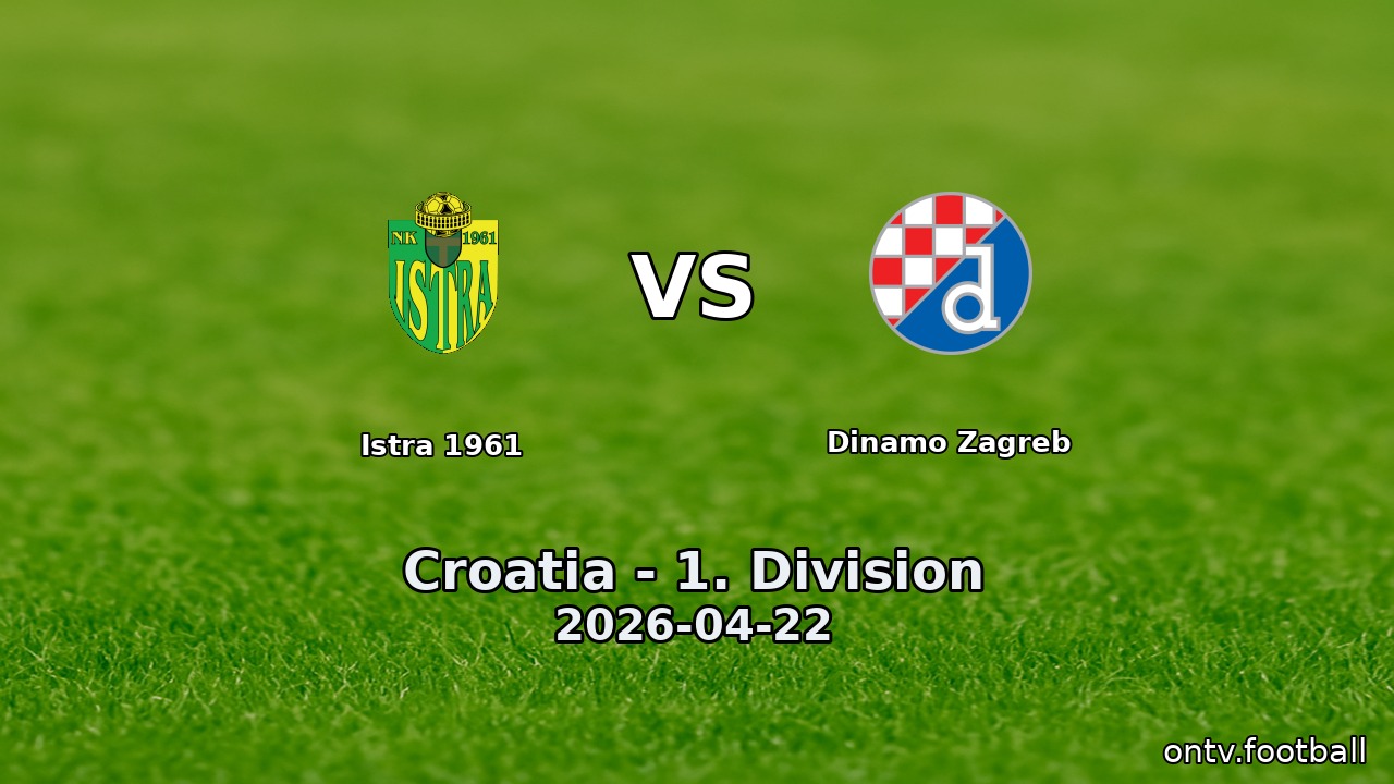 Istra 1961 vs Dinamo Zagreb