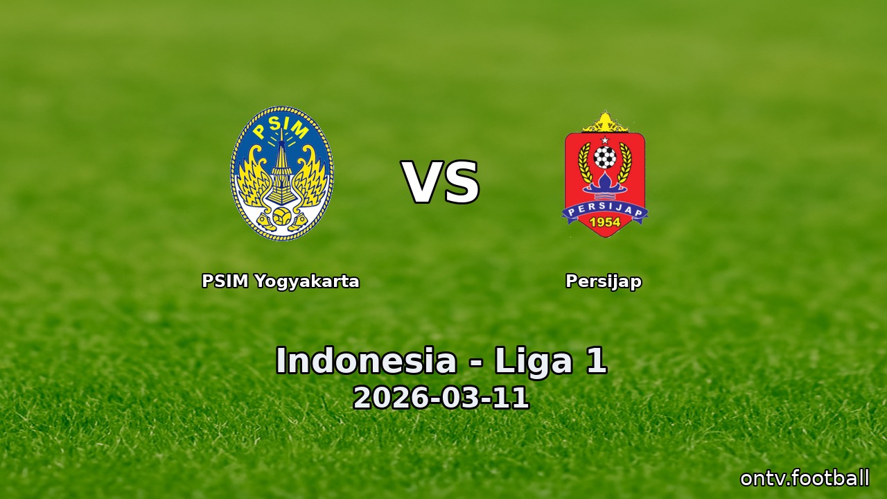 PSIM Yogyakarta vs Persijap