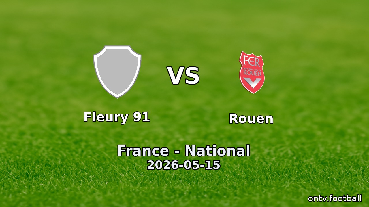 Fleury 91 vs Rouen