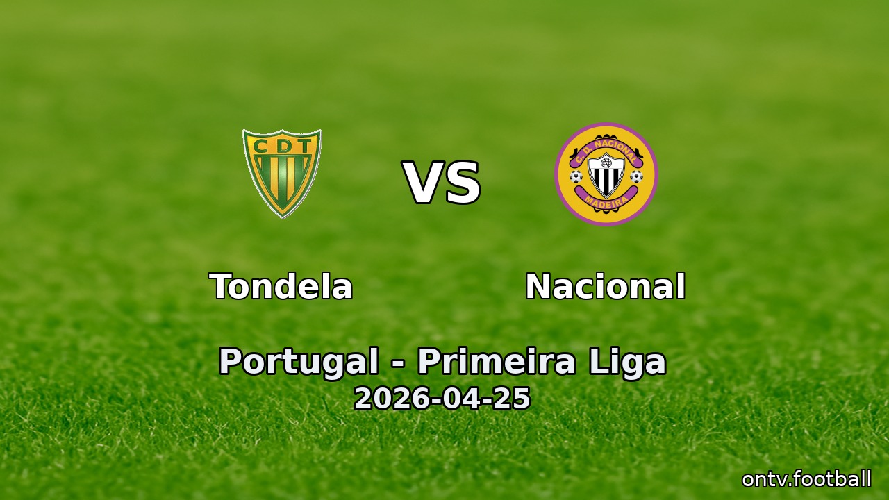 Tondela vs Nacional