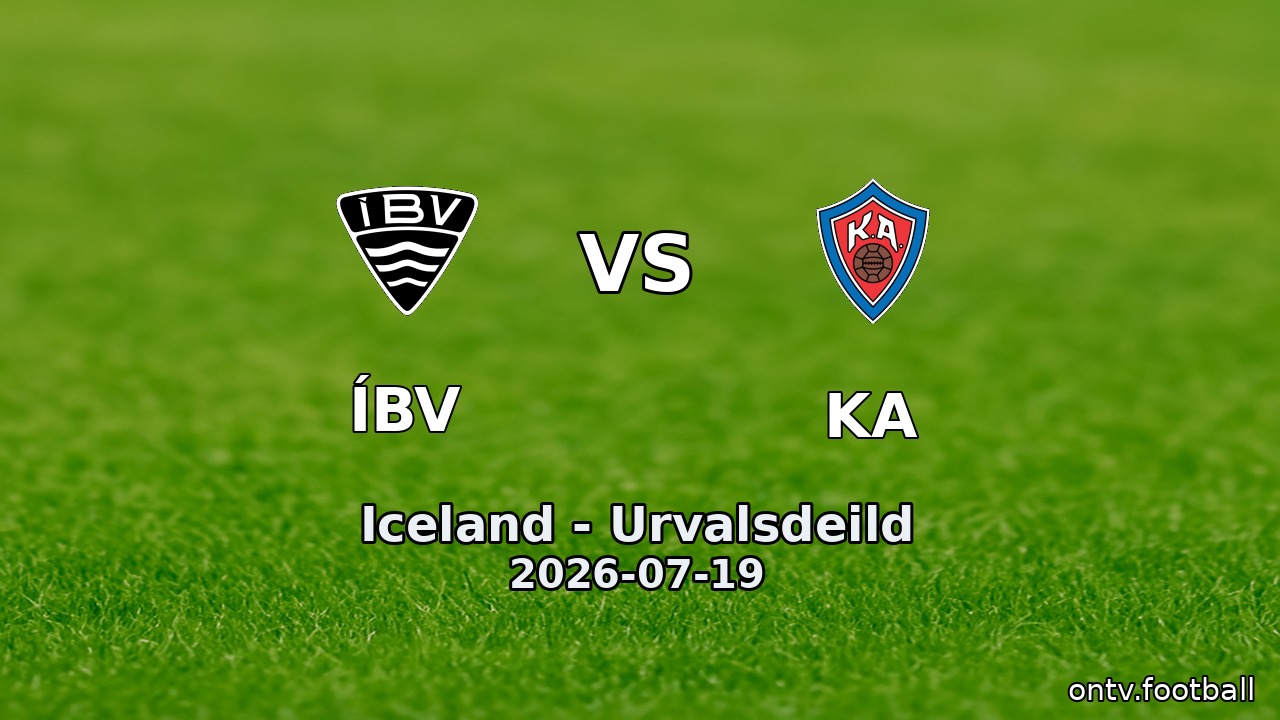 ÍBV vs KA