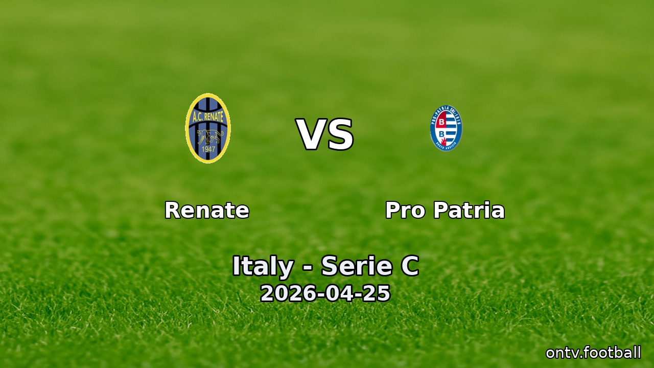 Renate vs Pro Patria