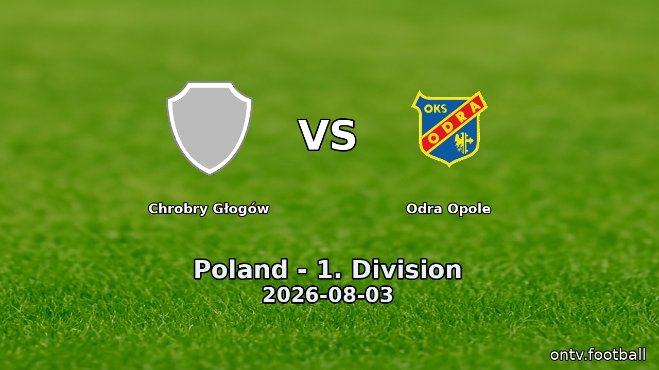 Chrobry Głogów vs Odra Opole