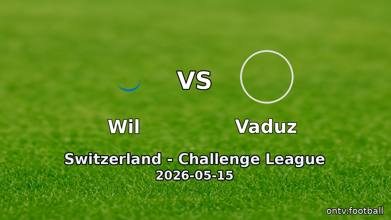 Wil vs Vaduz