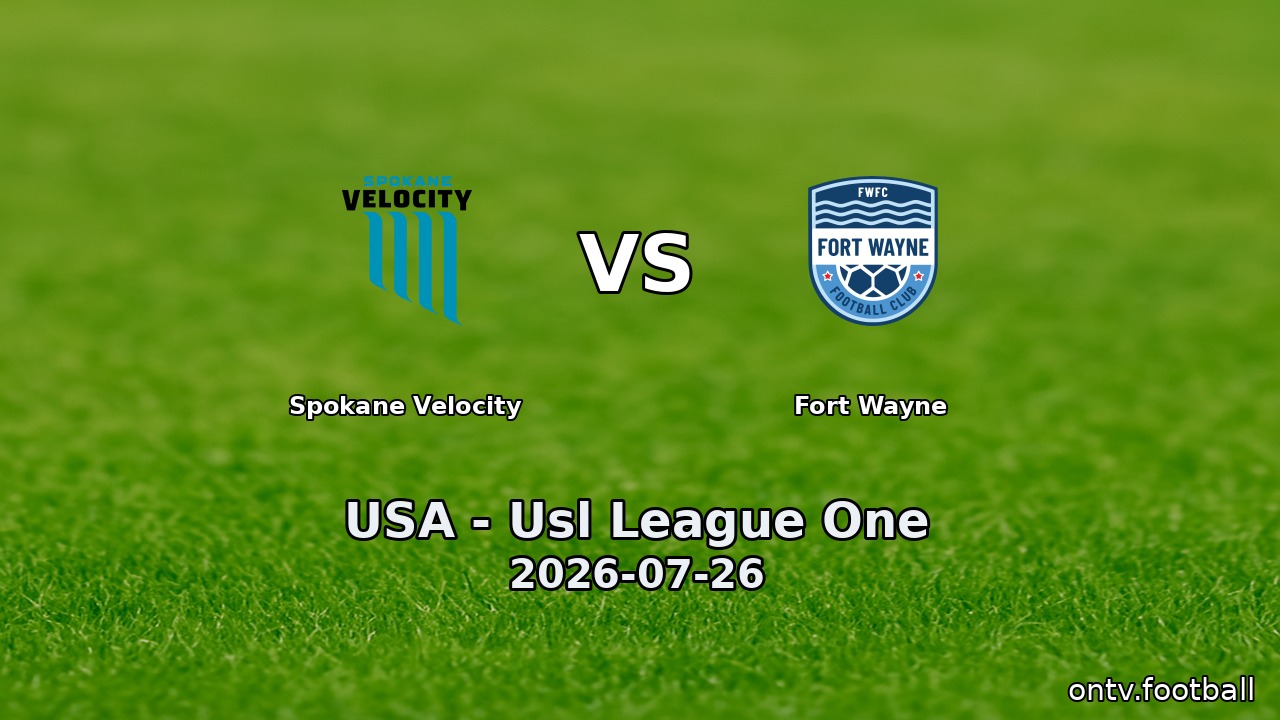 Spokane Velocity vs Fort Wayne