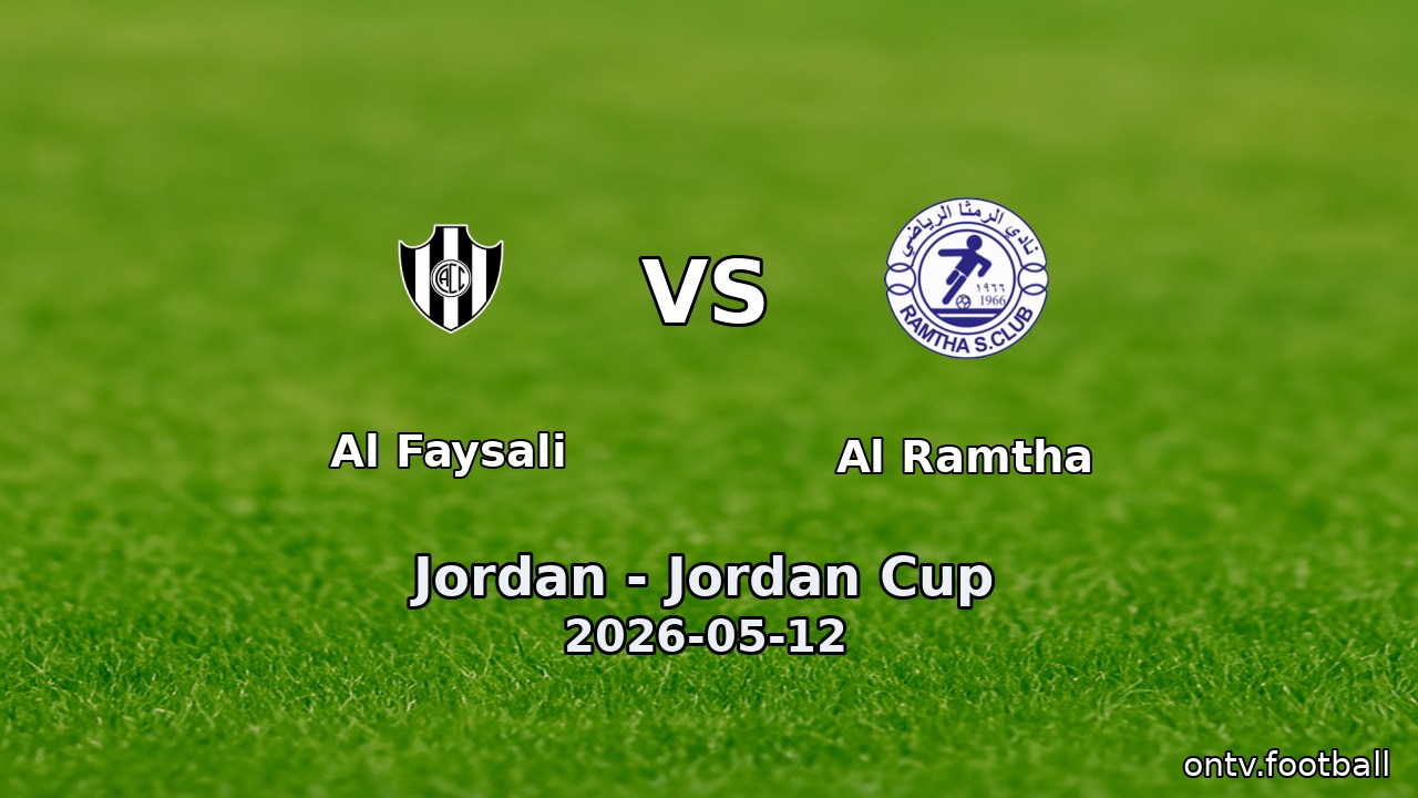 Al Faysali vs Al Ramtha