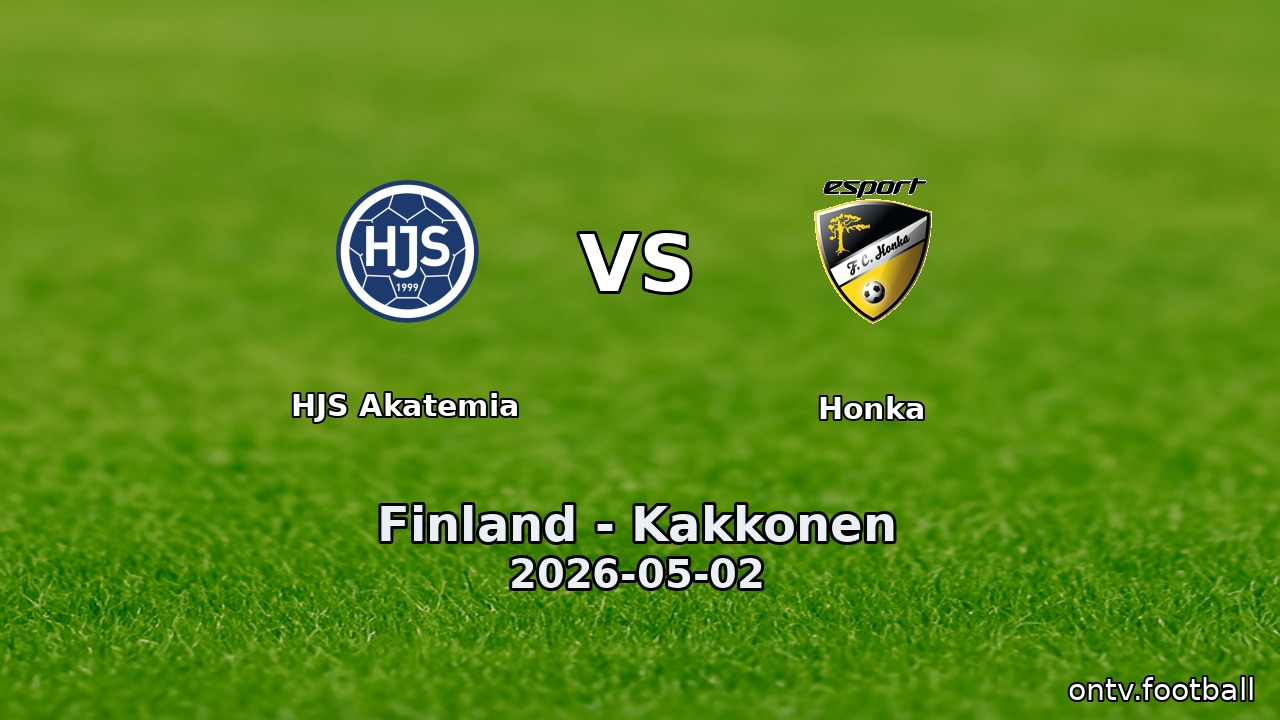 HJS Akatemia vs Honka