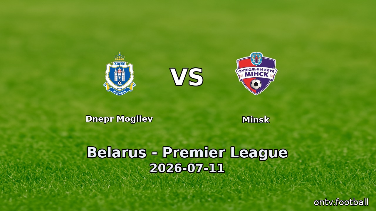 Dnepr Mogilev vs Minsk