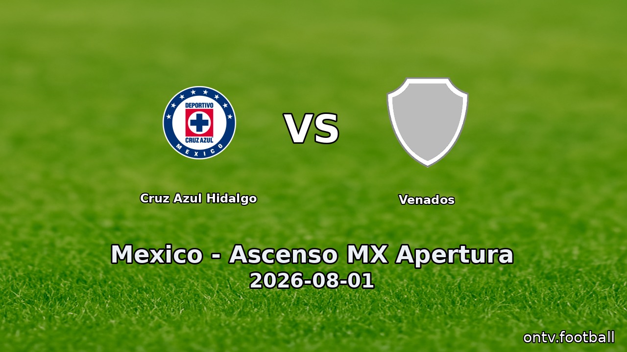 Cruz Azul Hidalgo vs Venados