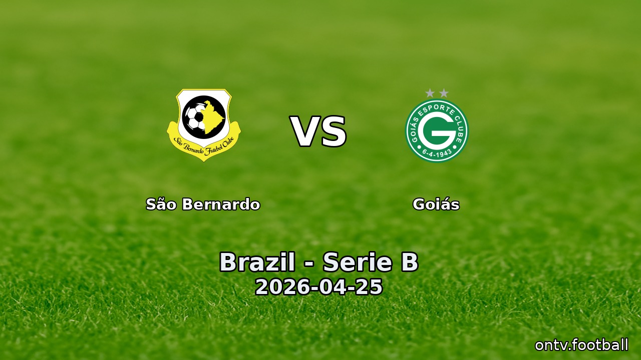 São Bernardo vs Goiás