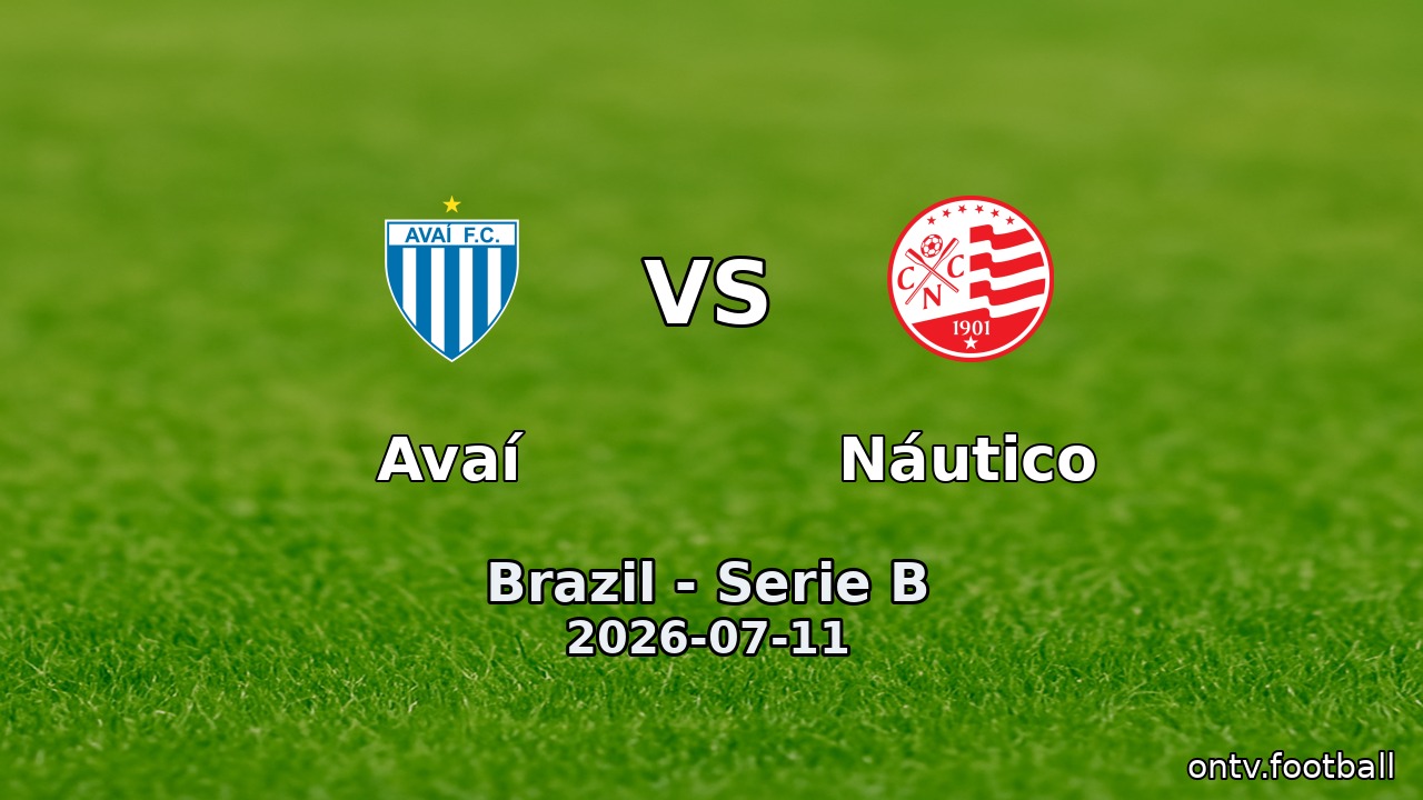 Avaí vs Náutico