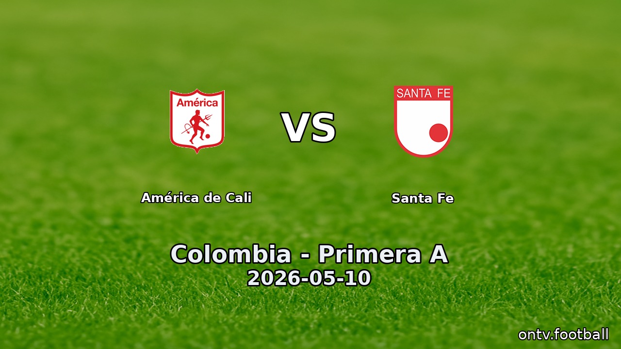 América de Cali vs Santa Fe