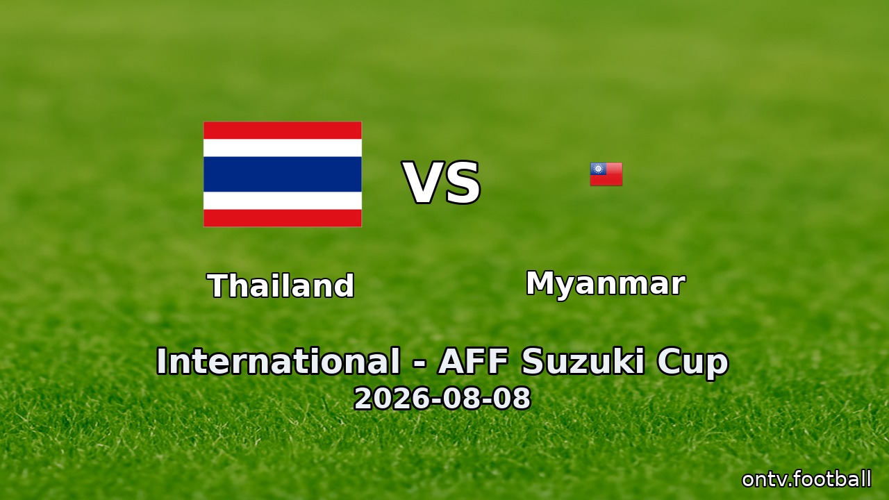 Thailand vs Myanmar