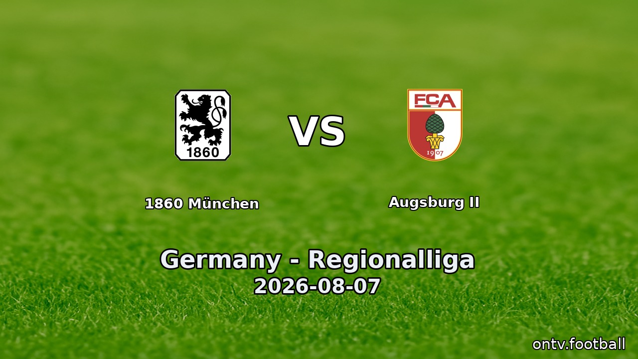 1860 München vs Augsburg II