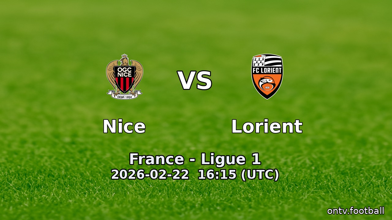 Nice vs Lorient