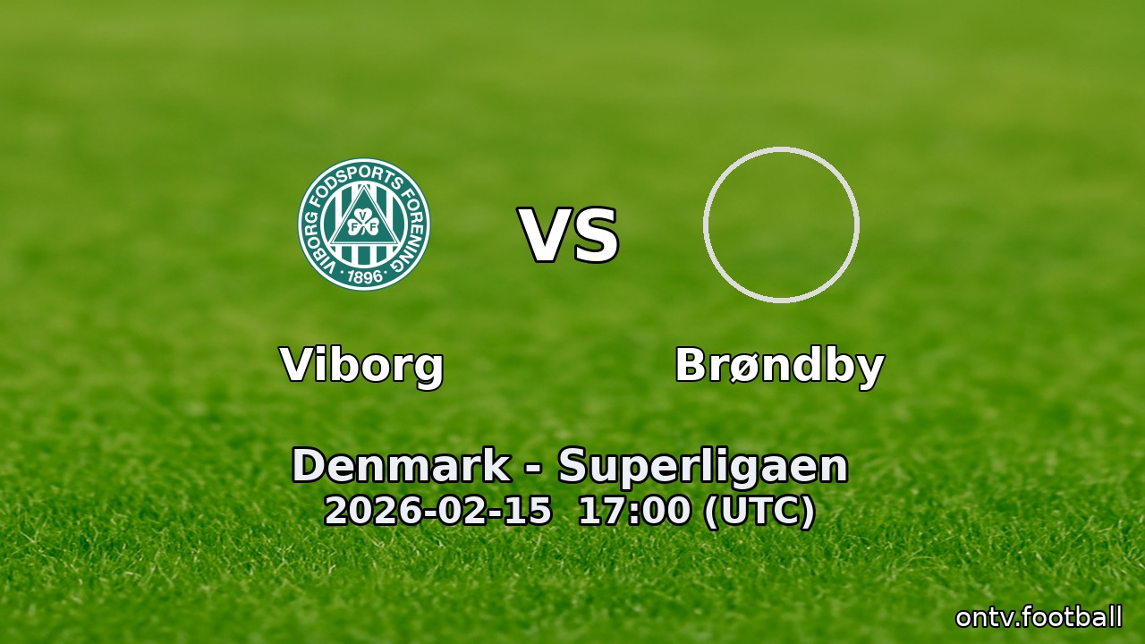 Viborg vs Brøndby