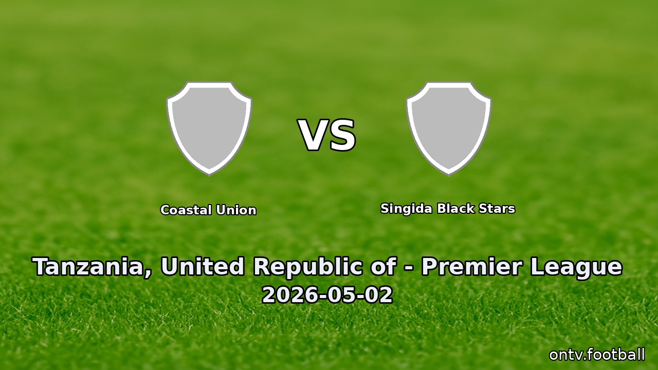 Coastal Union vs Singida Black Stars