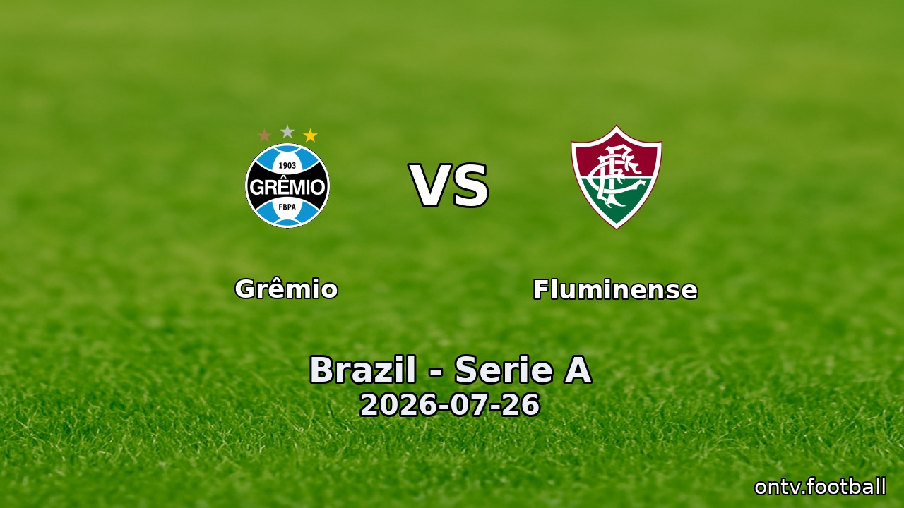 Grêmio vs Fluminense