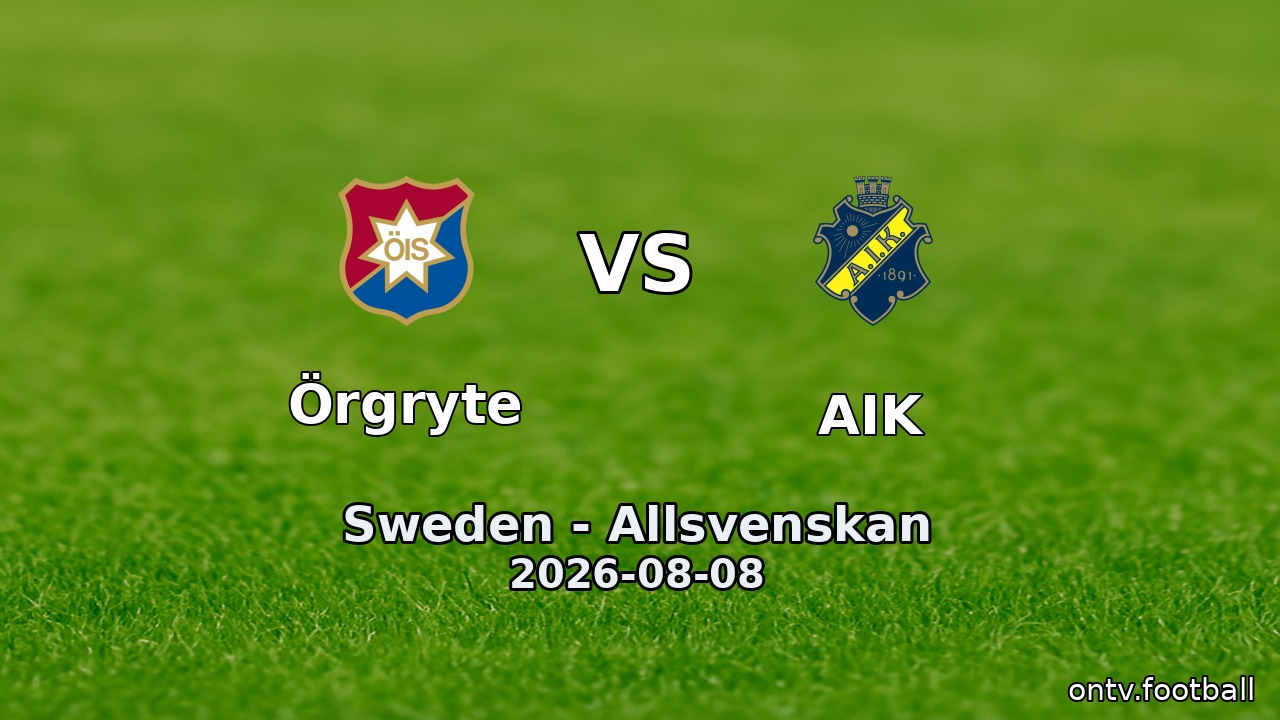 Örgryte vs AIK