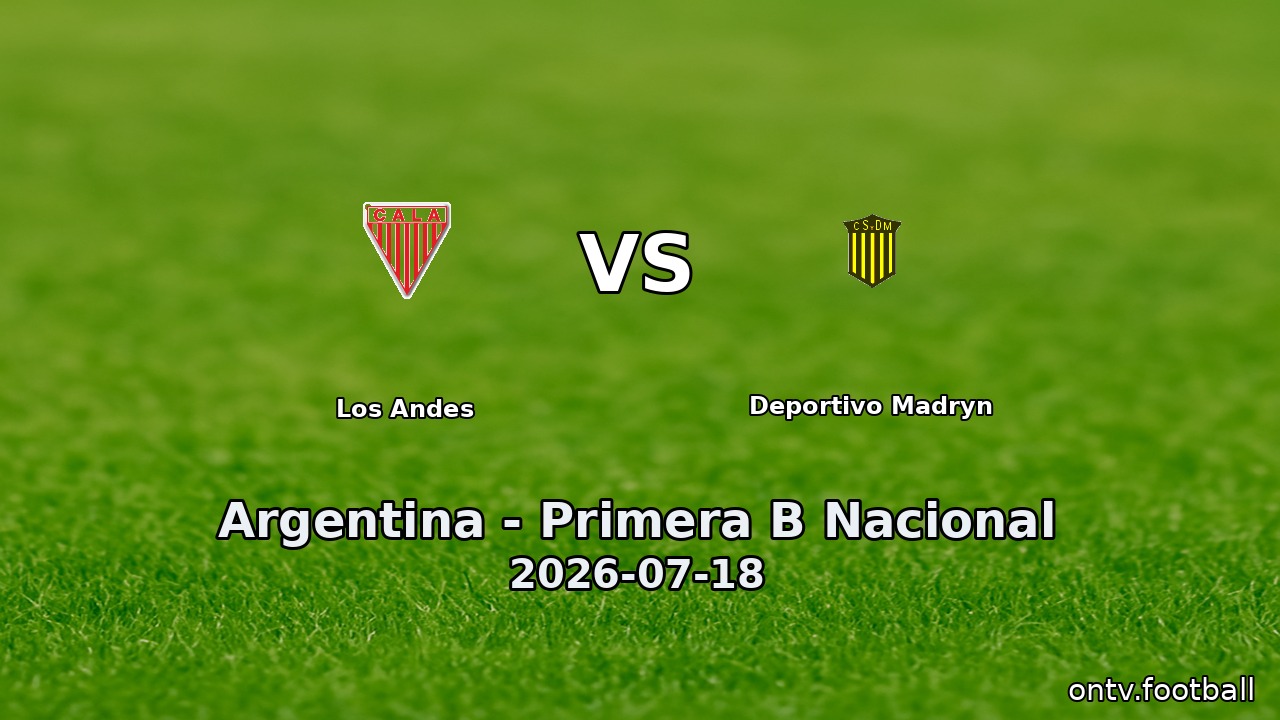 Los Andes vs Deportivo Madryn
