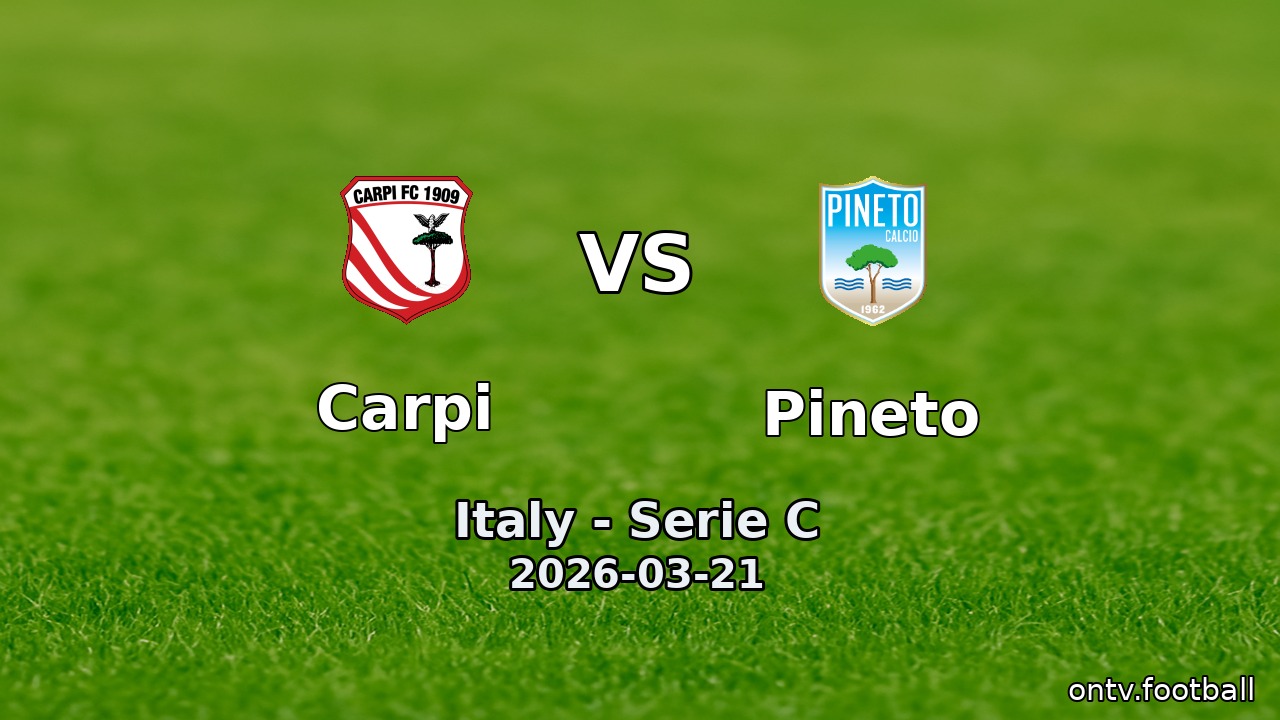 Carpi vs Pineto