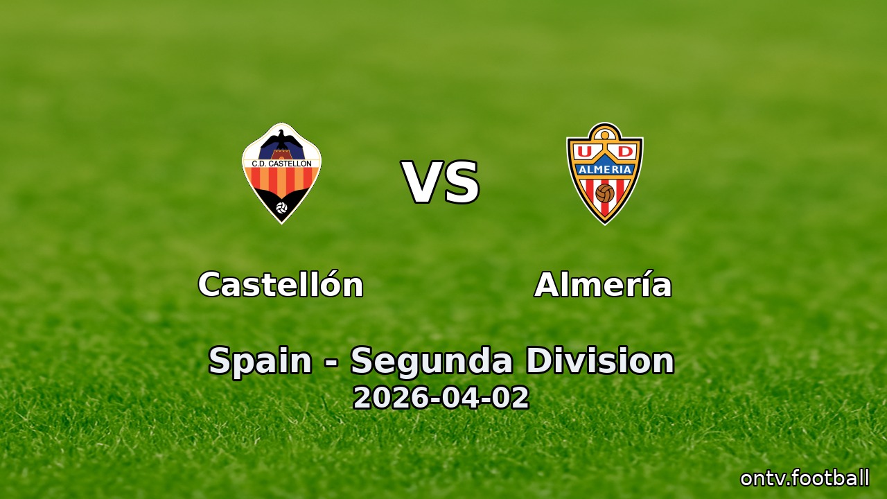 Castellón vs Almería