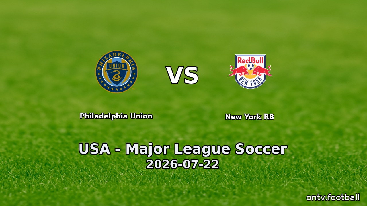 Philadelphia Union vs New York RB