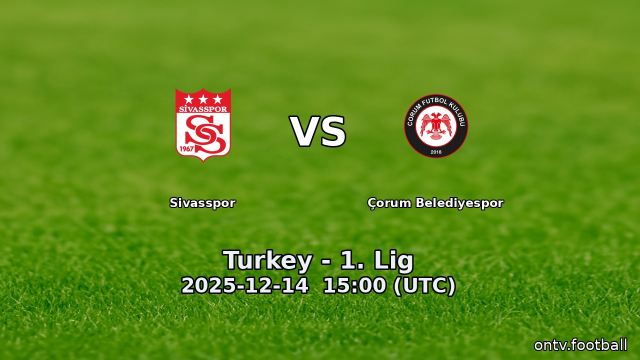 Sivasspor vs Çorum Belediyespor