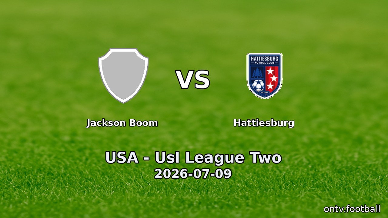 Jackson Boom vs Hattiesburg