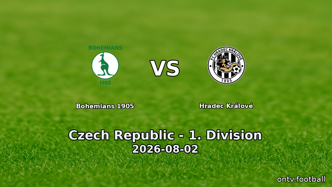 Bohemians 1905 vs Hradec Králové