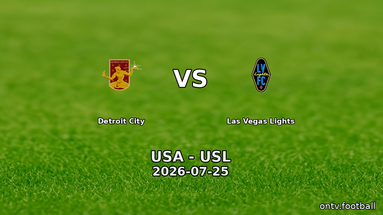 Detroit City vs Las Vegas Lights