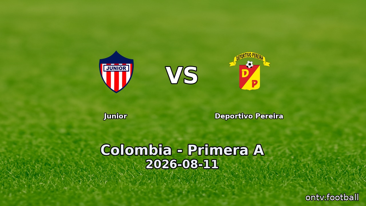Junior vs Deportivo Pereira