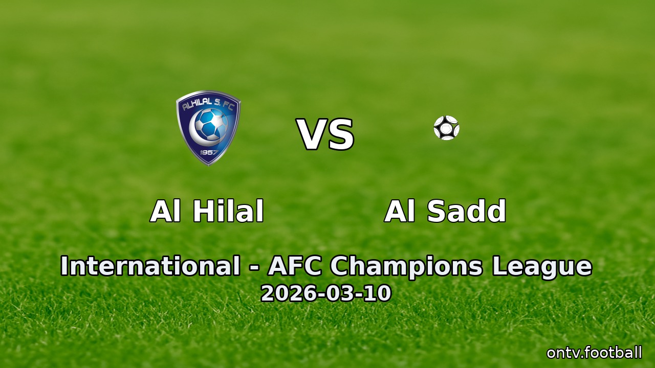 Al Hilal vs Al Sadd