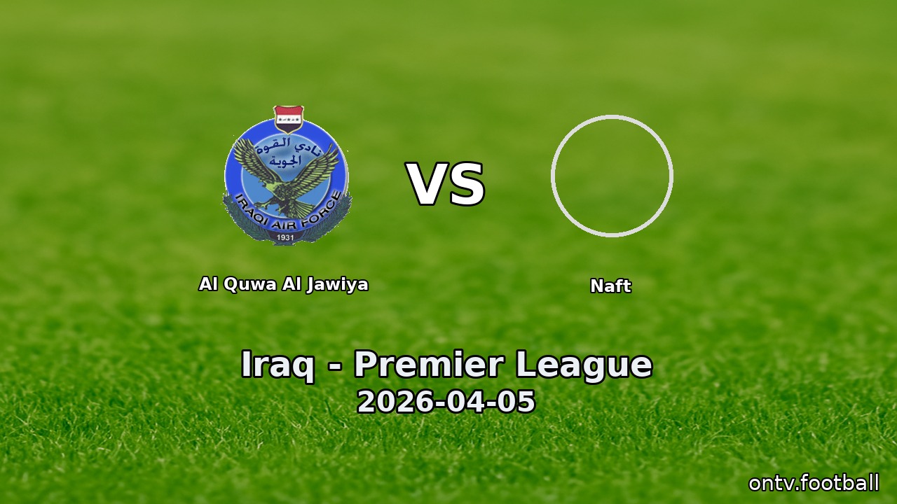 Al Quwa Al Jawiya vs Naft
