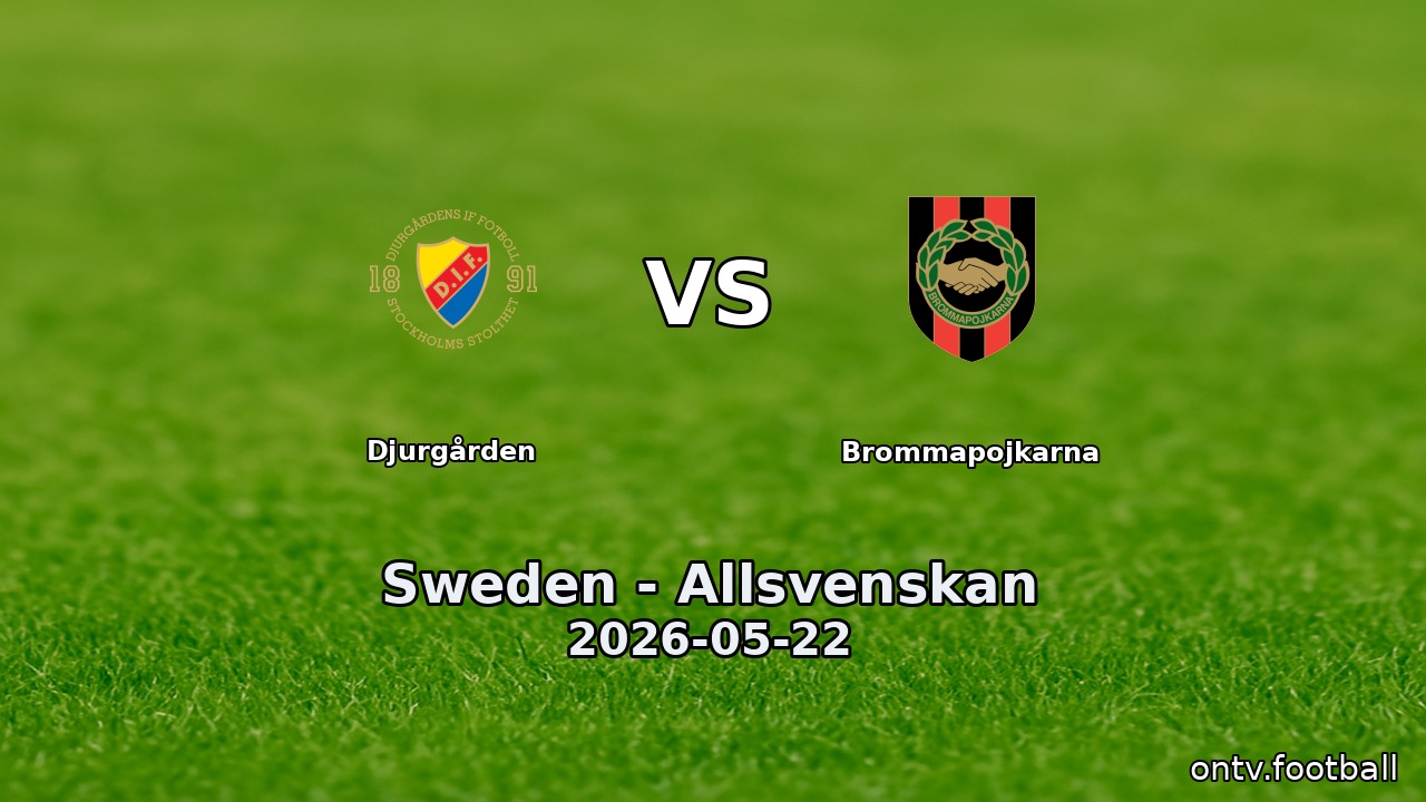 Djurgården vs Brommapojkarna