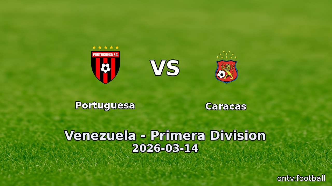 Portuguesa vs Caracas